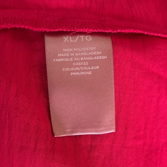 🆕 Chic iyla Coral/Red V-Neck Dress, NWT, Size XL - Picture 11 of 12